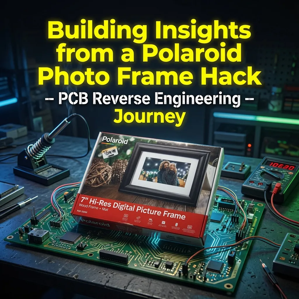 Building Insights from a Polaroid Photo Frame Hack – PCB Reverse Engineering Journey