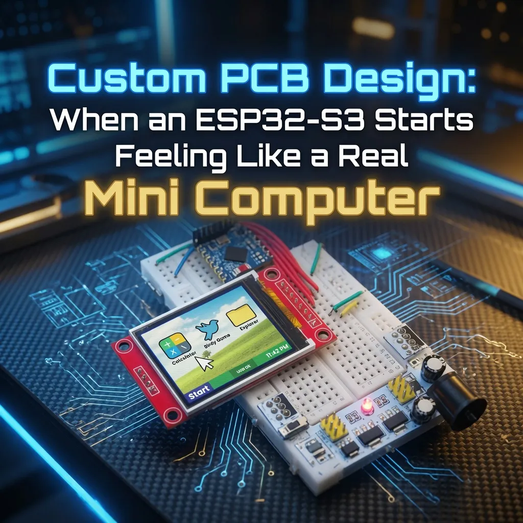 Custom PCB Design: When an ESP32-S3 Starts Feeling Like a Real Mini Computer