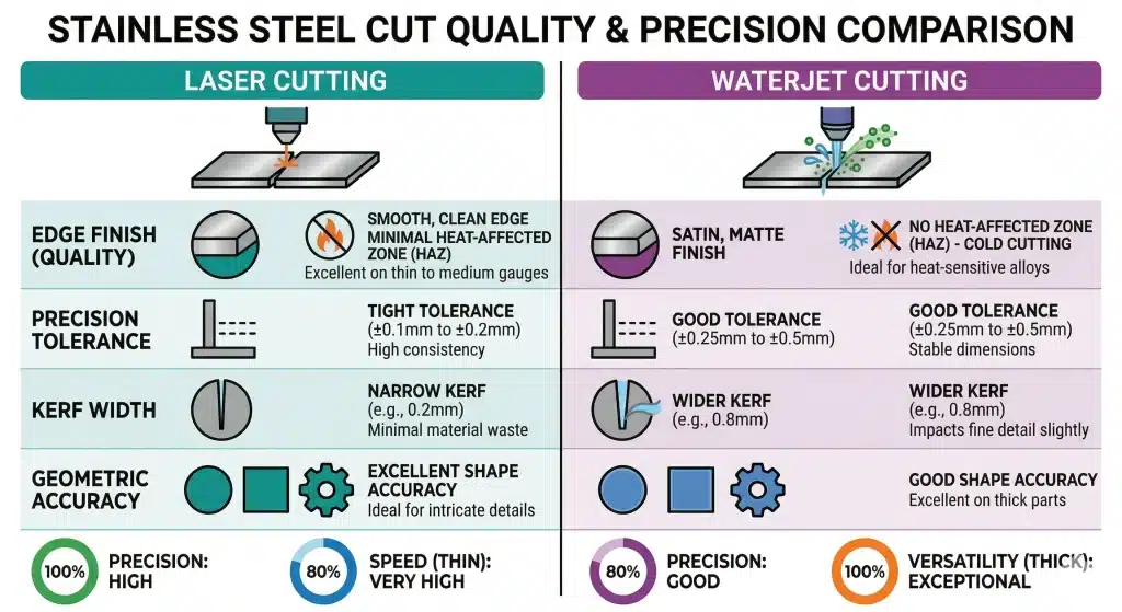 Laser Cutting vs Waterjet Cutting for Sheet Metal: Which Process Is Better?