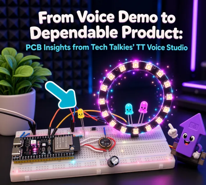 From Voice Demo to Dependable Product: PCB Insights from Tech Talkies' TT Voice Studio