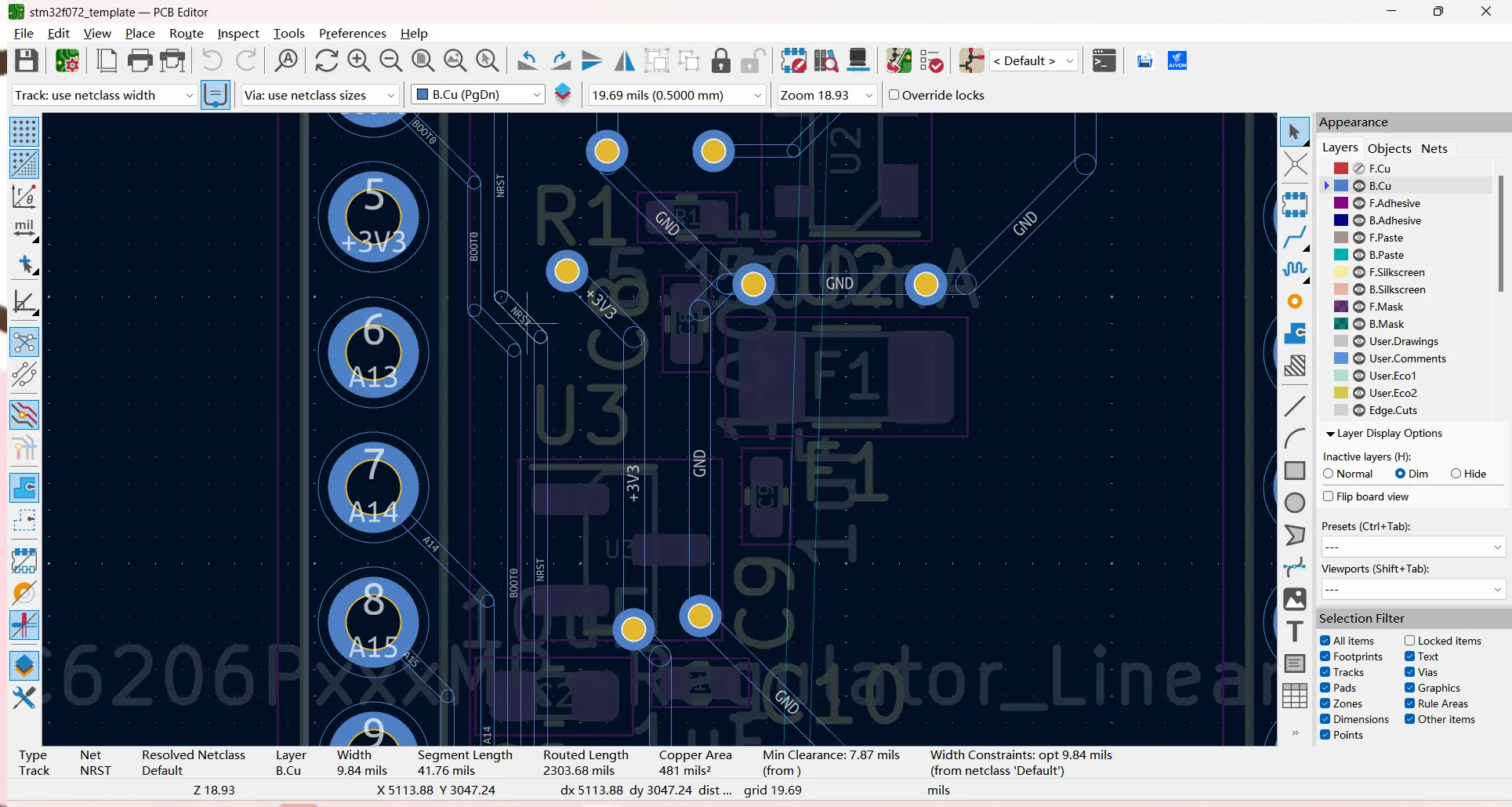 Working with Copper Zones in KiCad: Ground Planes and Design Guidelines