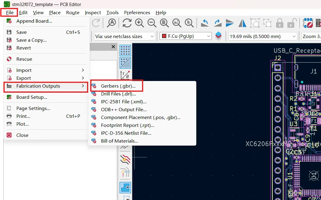 How to Export Gerber Files from KiCad for PCB Manufacturing