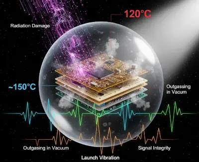 Why Are Specific PCB Materials Essential for Spacecraft?