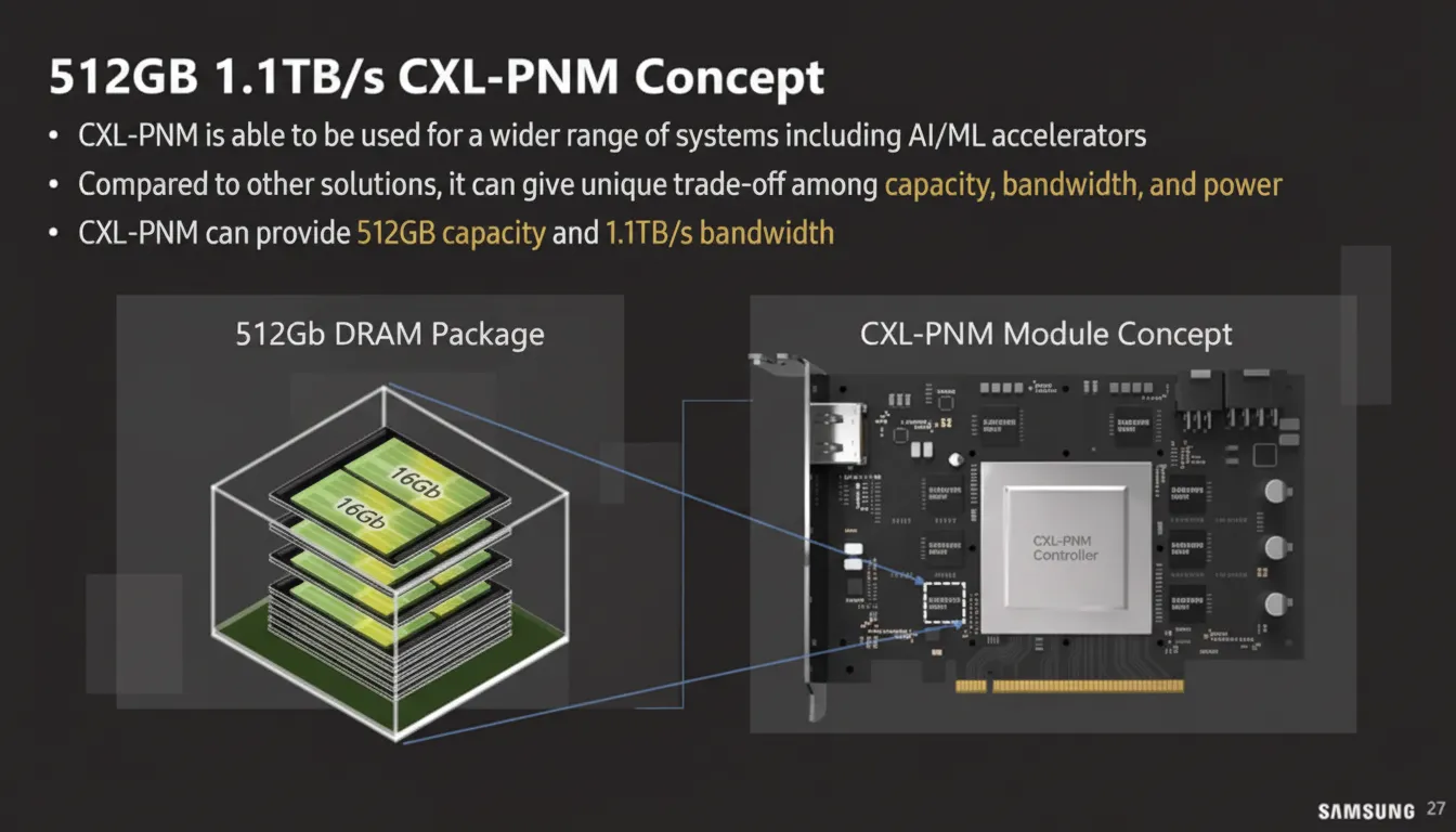 512GB CXL-PNM concept card