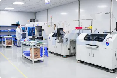 Probe test of a flexible PCB prototype