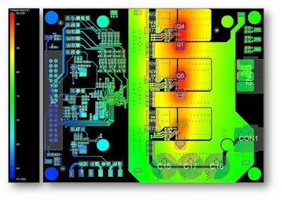 Thermal Imaging of Power PCBA