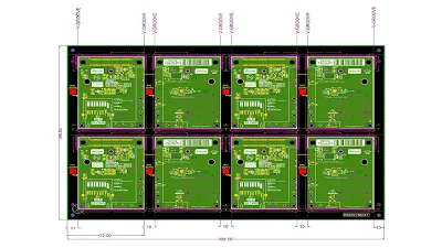 PCB Panel Design Rules Illustration