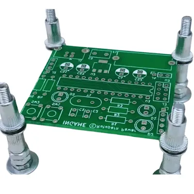 Mounting clips and brackets provide supplementary support, particularly beneficial for larger PCBs