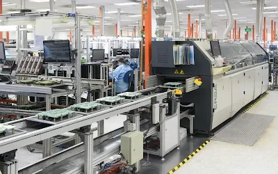 High-Volume SMT Assembly Line
