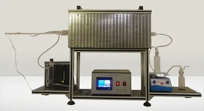 Halogen Content Testing Setup