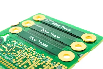 Cross-Section Comparison of PCB Copper Thickness
