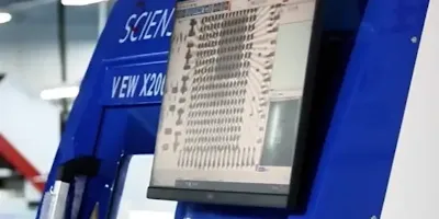 smt x-ray machine scanning PCB assembly line