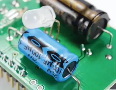 Through-Hole Capacitor Mounting