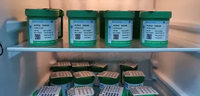 Solder Paste Storage Setup