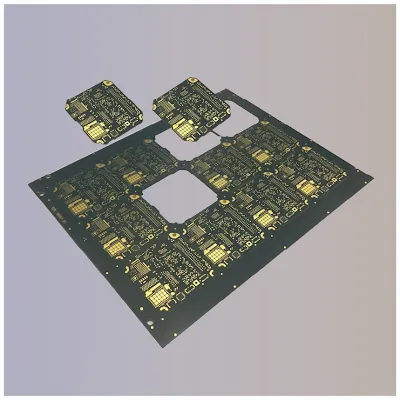 Routing, often referred to as tab routing or CNC routing, involves the use of a computer-controlled cutting tool (a router bit) to mill away the material that separates individual PCBs within a panel.