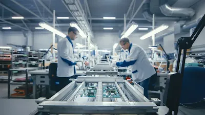 High-Mix PCB Assembly Line