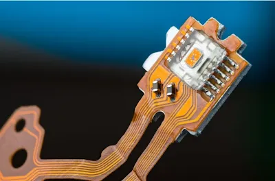 Cross-Section of Plasma-Etched Flexible PCB Trace
