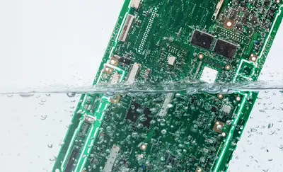 PCB cleaning process in aqueous system