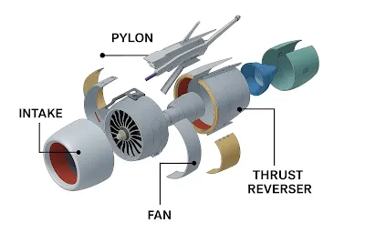 Thermoplastic composite nacelle application