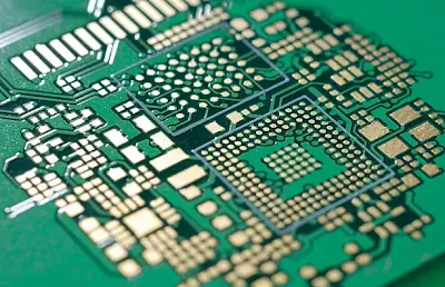 a four-layer PCB enhancing routing density
