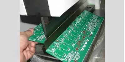PCB Panel with Breakaway Rails