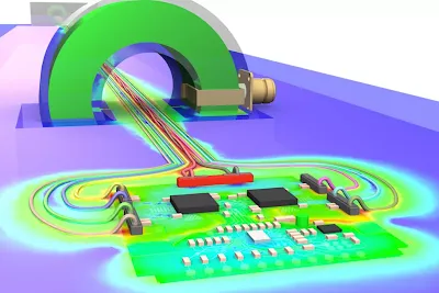 EMC Radiation Simulation