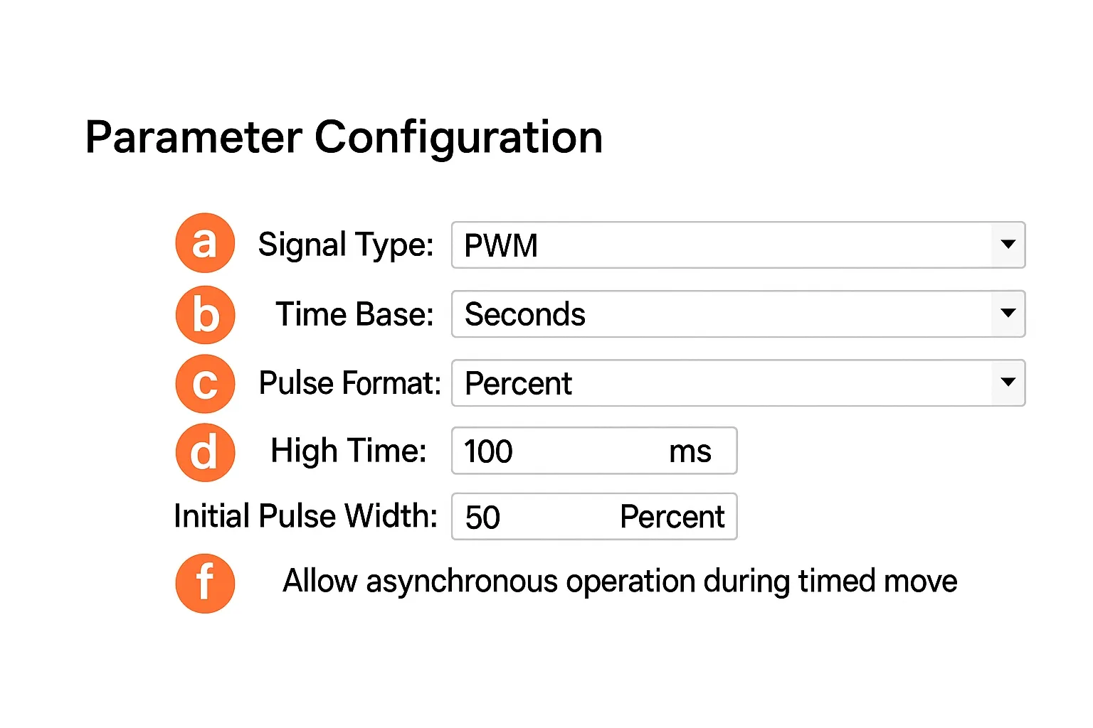 Parameter Assignment
