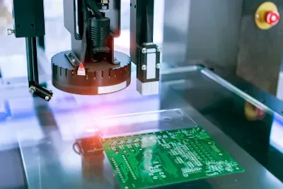 AOI System Scanning PCB