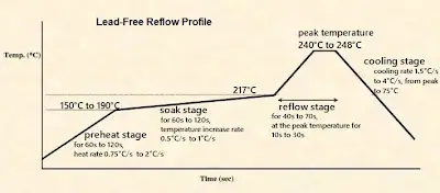 Lead-Free Reflow Temperature Profile