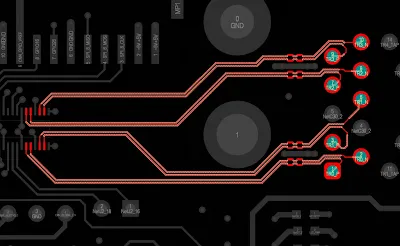 Differential Pair Routing Example