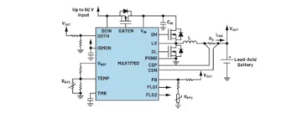 High-voltage lead-acid battery charger controller