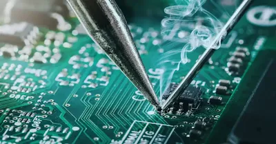 Quality Soldered Joint Closeup