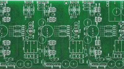Silkscreen layer on a high-density PCB showing optimized label placement