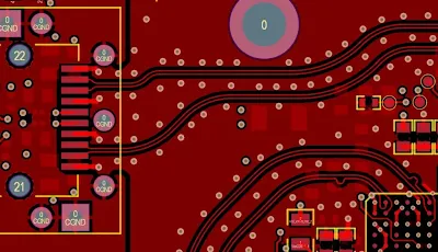Stitching Vias Along Ground Plane Edge