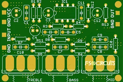 PCB with well-placed silkscreen markings