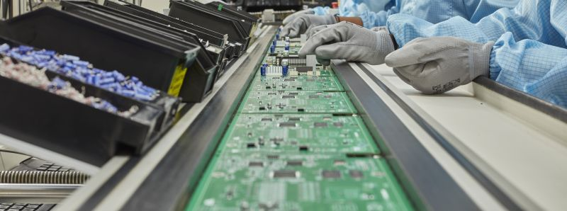 manually soldered after the wave soldering process