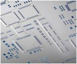 When dealing with Ball Grid Arrays (BGAs), it's advisable to reduce the aperture size by 10-20% relative to the corresponding pad.