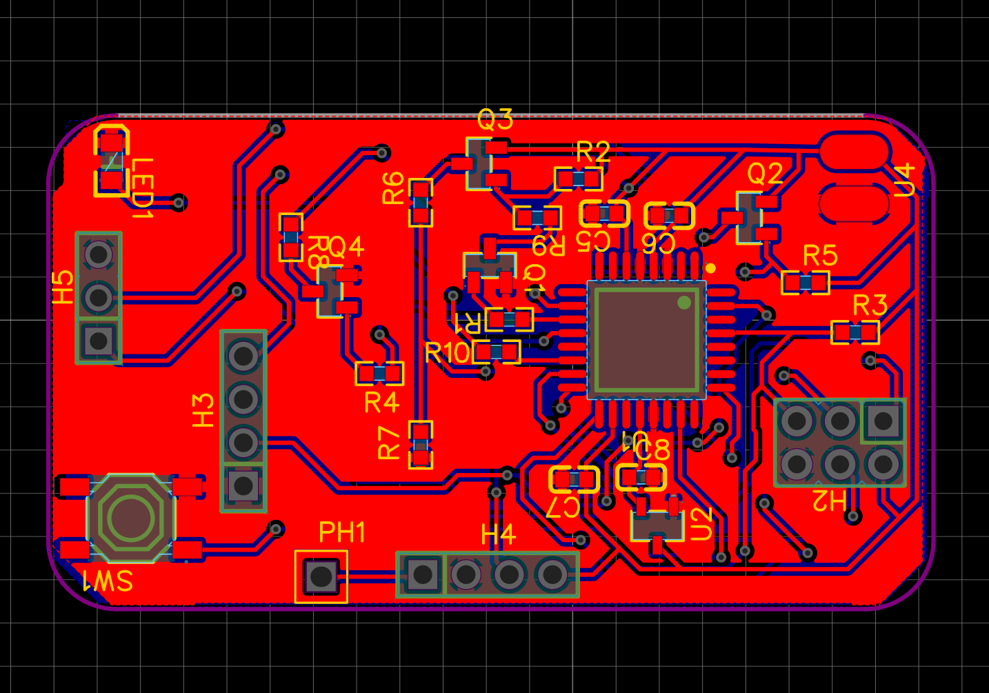 Custom PCB Design for the Sensor