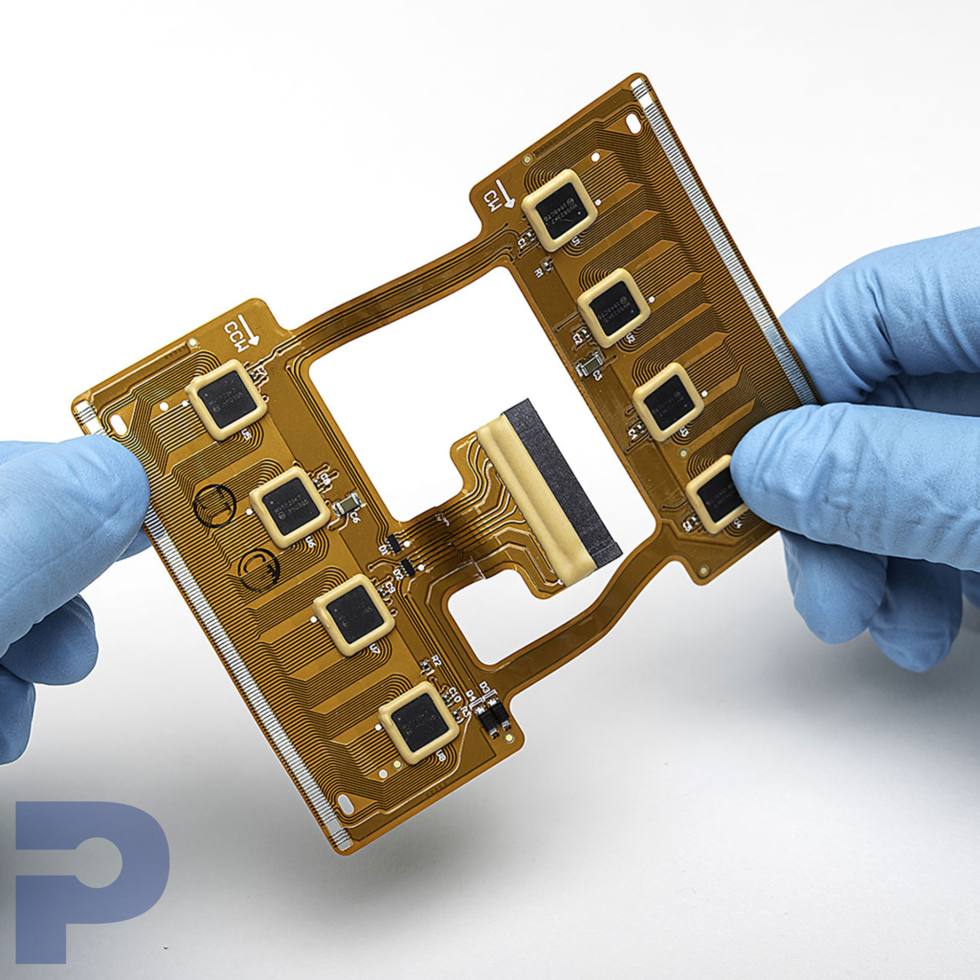 Inspection of rigid-flex PCB for warpage issues