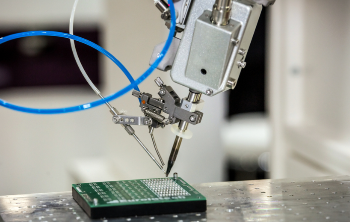 Selective soldering of SMT components on a mixed-technology PCB