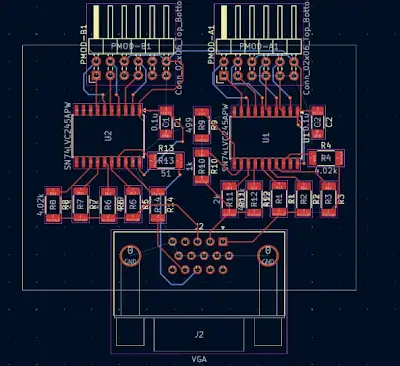 VGA OUT PCB Design