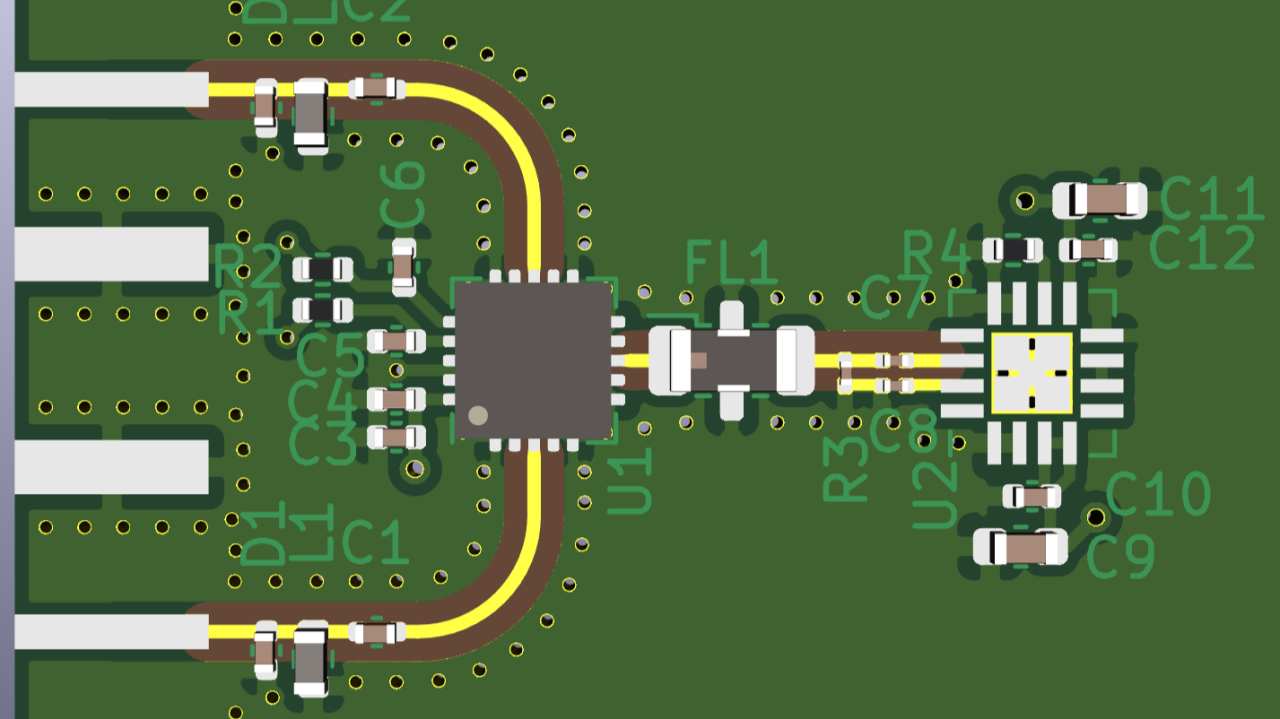 RF PCB Routing Layout