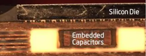 Cross-Section of PCB with Embedded Capacitor