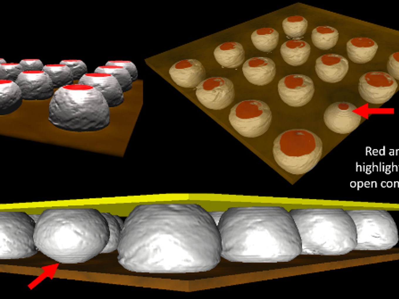3D CT images of BGA solder joints