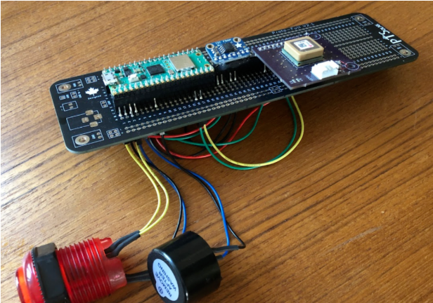 Finger on the button