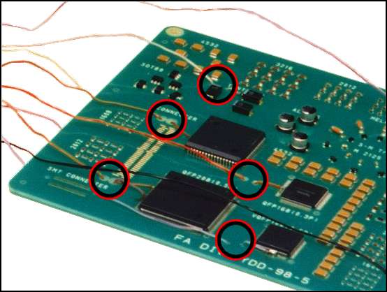 Thermocouple Placement on PCB
