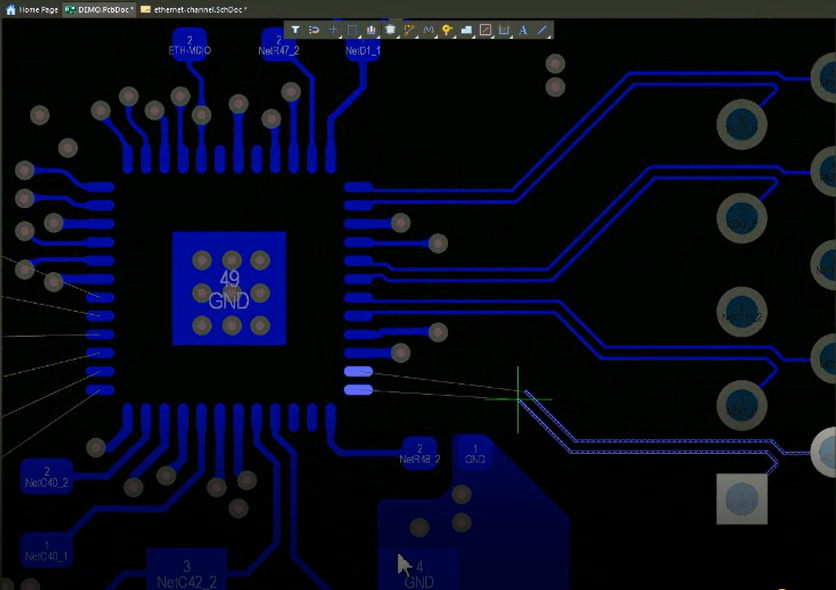 Impedance-Controlled Trace Routing