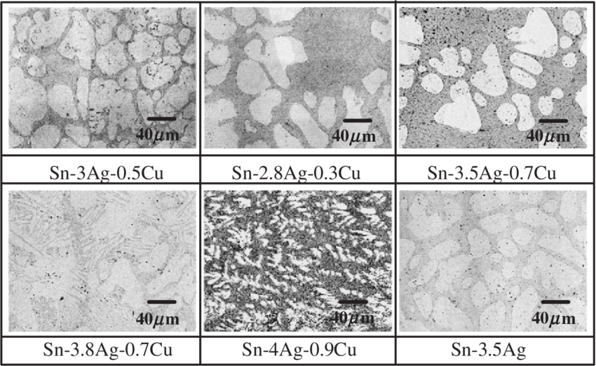 Leaded Solder Microstructure
