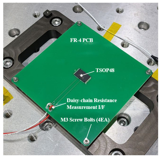 Accelerated vibration testing on aerospace PCB with leaded solder joints