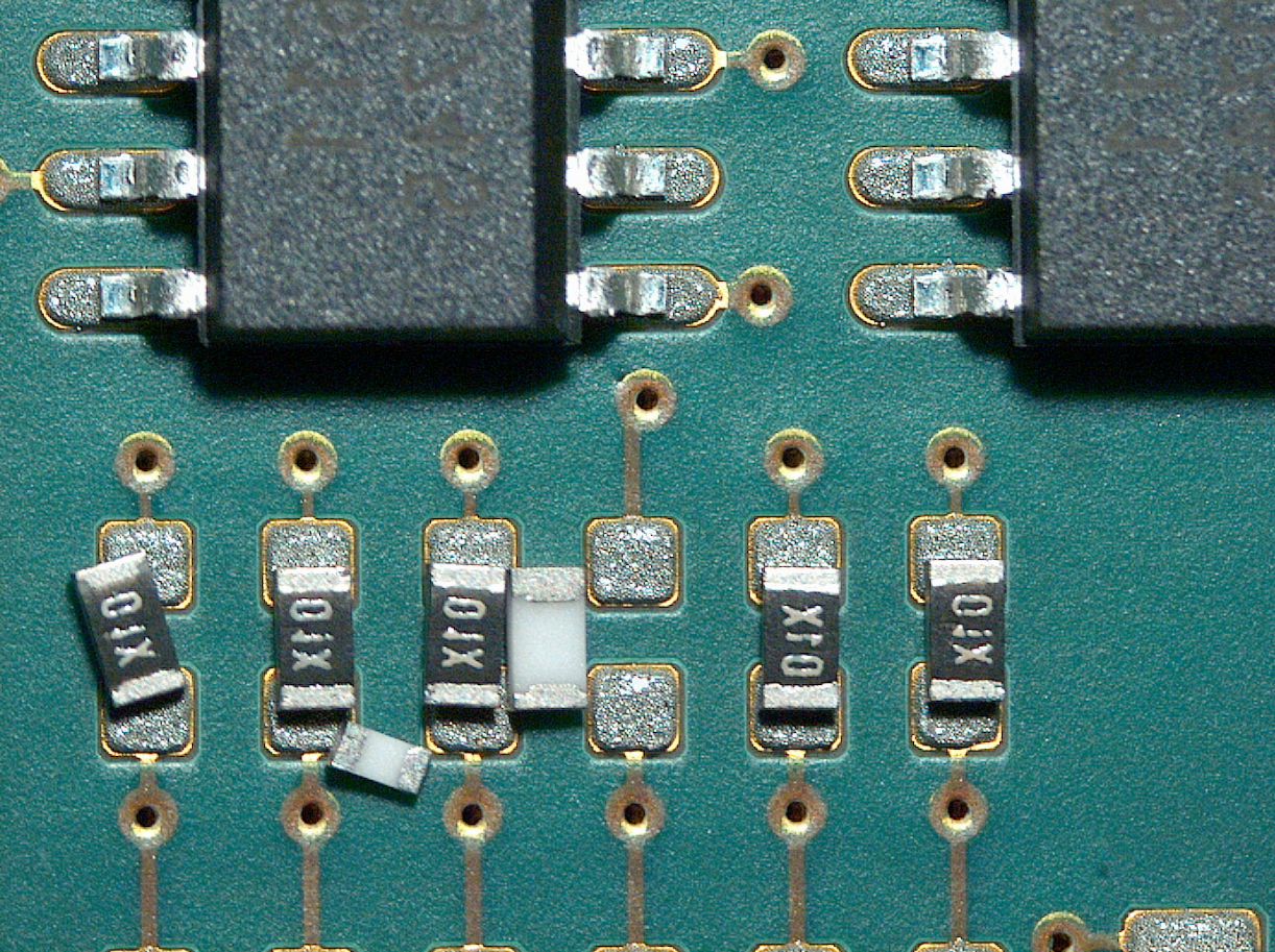 Misaligned Component Placement Defect